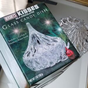 ❗Vintage 1994 Crystal Hershey's Kisses Candy Dish❗
